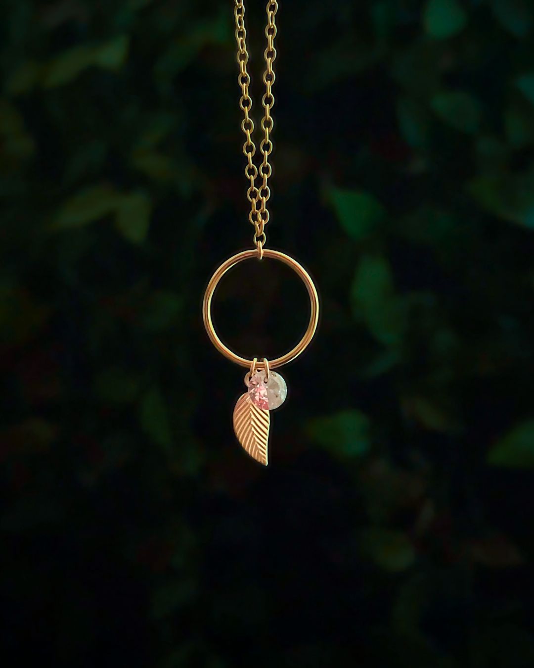 Collier brise dorée