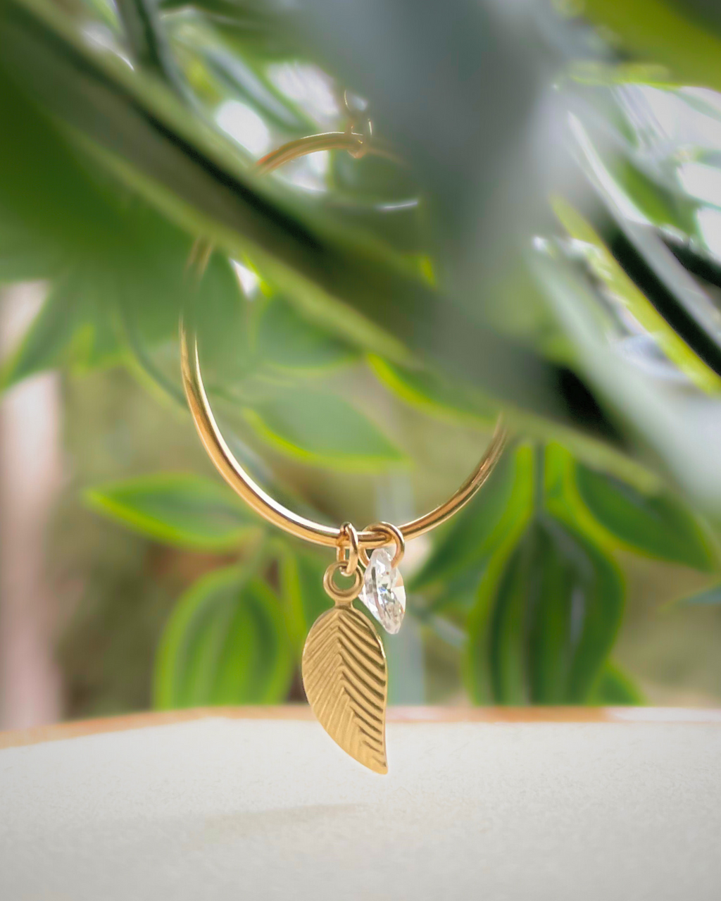 Collier brise dorée