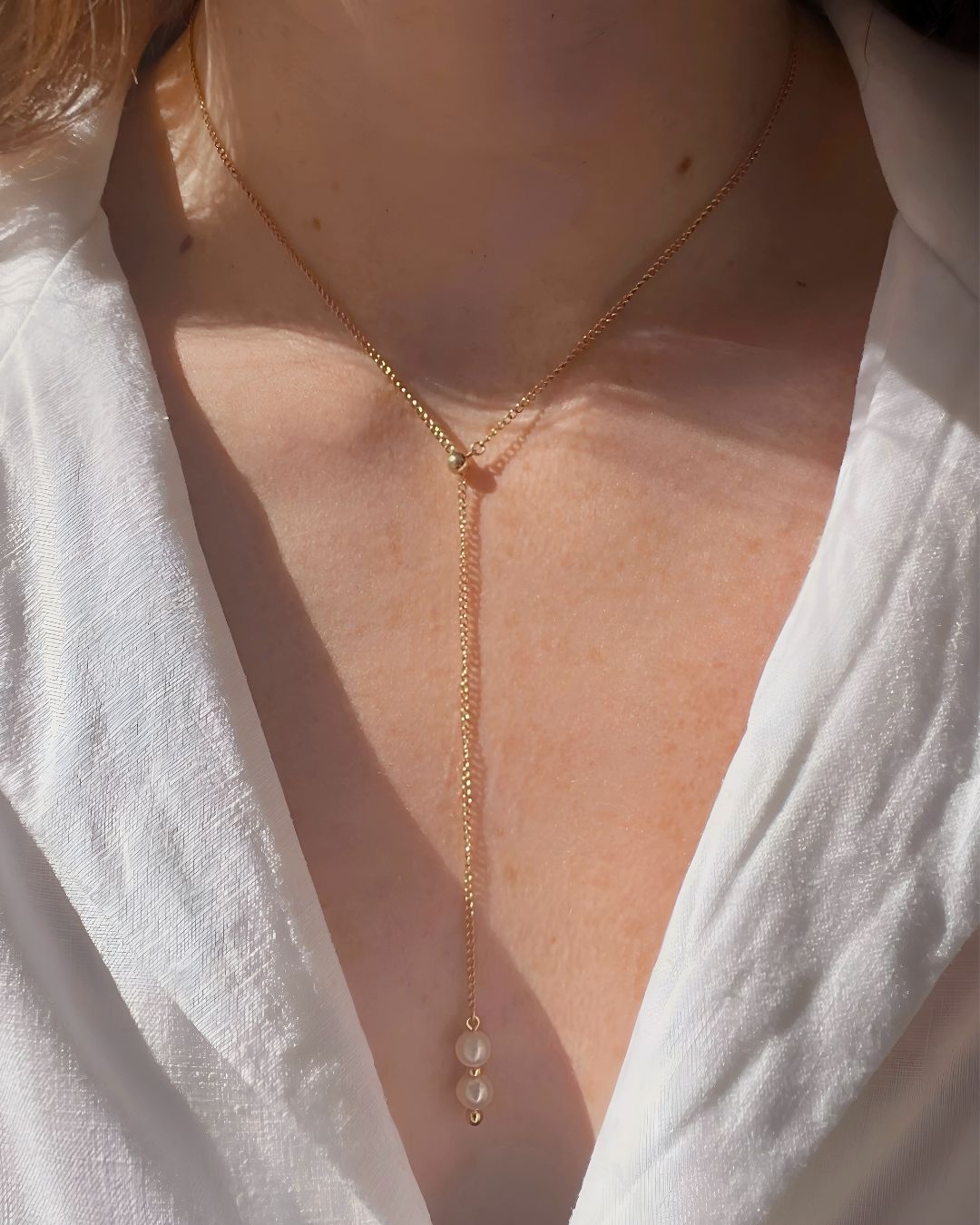 Collier perles baroques